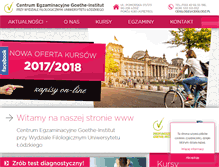 Tablet Screenshot of ceiglodz.pl
